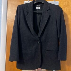 Sag Harbor Dark Gray Women's Blazer Size12